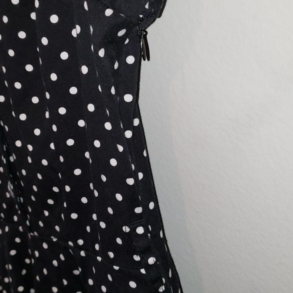 HEARTS & ROSES 1950's POLKA DOT DRESS - Picture 6 of 9